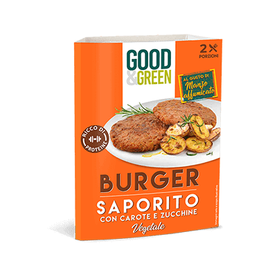 Burger vegetali al gusto di manzo affumicato