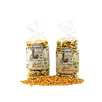 Gallette di mais biologiche